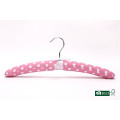 Beautiful Thickly Style Pink Satin Hanger